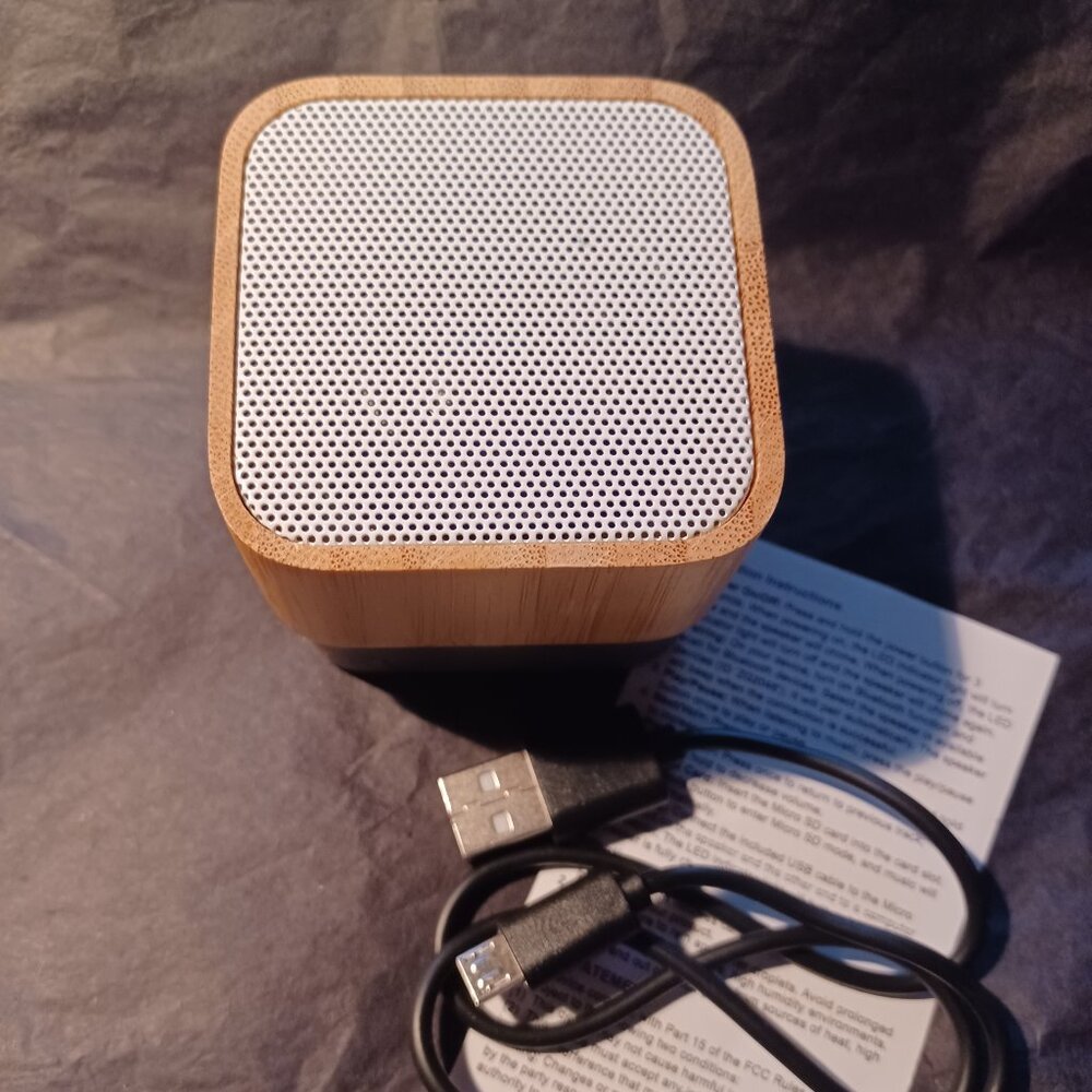 Positive Promotions Mini Bamboo Speaker